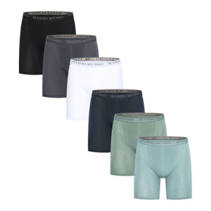 Mario Russo Long Fit Boxershorts - 6-pack - 6 Kleuren