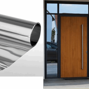 Zonwerende Folie - Spiegelend Effect, Zelfklevend - Zilver