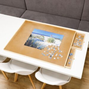 Puzzelplaat met lades - 1500 stukjes - 90x67 cm