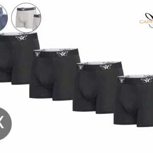 4 Cappuccino herenboxers - boxershorts