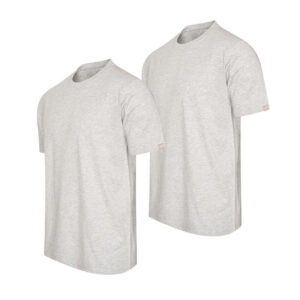 2-Pack Cappuccino T-shirt Roma-Lichtgrijs-M