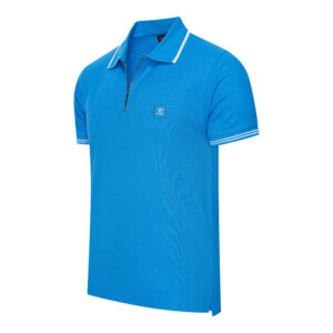 Cappuccino Zip Polo Torino-Blauw-S