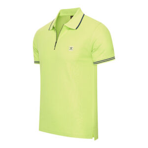 Cappuccino Zip Polo Torino-Lime-S