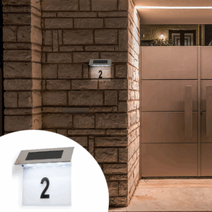 LED Lovers Verlicht Huisnummer op Zonne-Energie