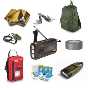 Essentieel Noodpakket Opwindbaar en op Zonne-energie