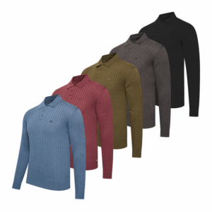 Cappuccino Polotrui met Lange Mouwen Massa