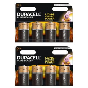 8x Duracell Dplus Batterij MN1300