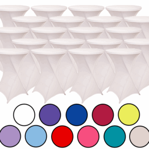 24-pack Statafelrokken - Stretch - ∅80-85x110 cm