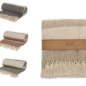 JENS Living Recycled Cotton Plaid Noa - Gerecycled katoen - 130x180 cm