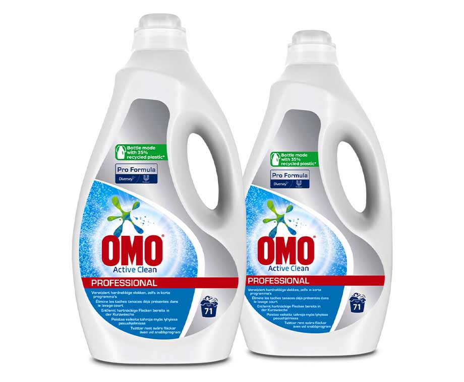 2x5 Liter Omo Pro Wasmiddel Vloeibaar