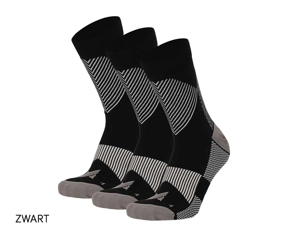 3-Pack Compressiesokken Laag