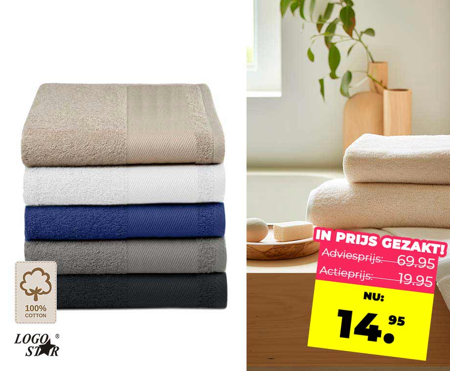 OPRUIMING: 5-Pack Zware Kwaliteit 100% Katoenen Handdoeken