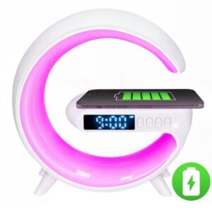 Soundlogic Wake-up Light Wekker - Met Draadloos Opladen 15W - Wit