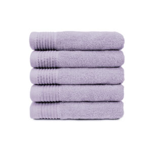 The One Badhanddoek 450 gram 70x140 cm Lavender (5 stuks)