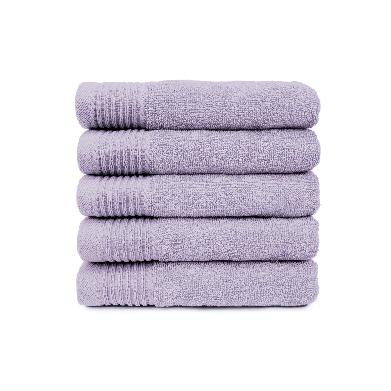 The One Badhanddoek 450 gram 70x140 cm Lavender (5 stuks)