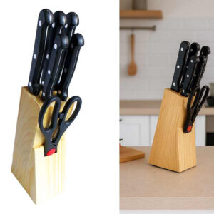 6-Delige Messenset Met Messenblok