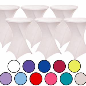 6-pack Statafelrokken - Stretch - ∅80-85x110 cm