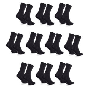 10-Pack Cappuccino Italia Bamboe Sokken - zwart