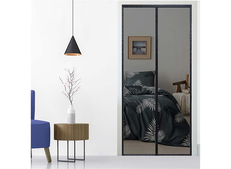 Deluxa Garden Magnetisch Vliegengordijn - Hordeur - Deurgordijn - 99x210 cm - Zwart