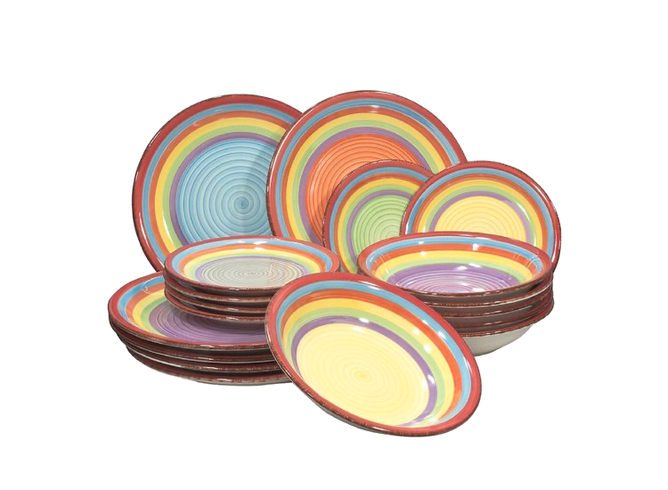 Serviesset Ibiza 18-delige set