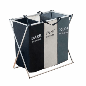 Wassorteerder met 3 compartimenten - Wasmand - 90L