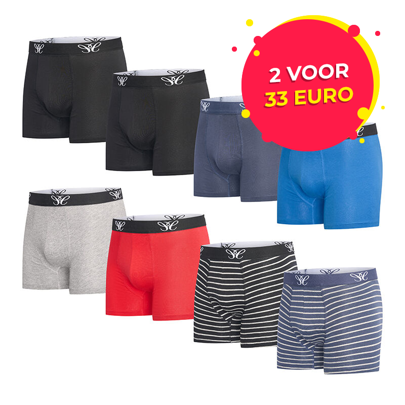8-Pack Cappuccino Boxershorts