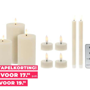 9-Delige Set Van Verschillende LED Kaarsen