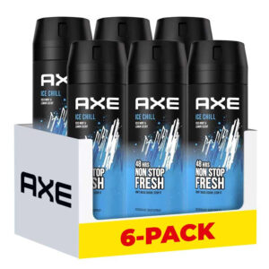 6x 150ml AXE Deo Spray Ice Chill