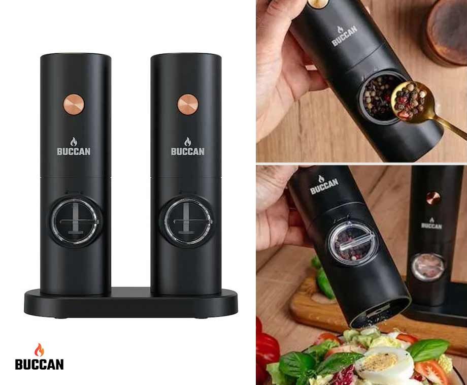 Buccan Elektrische Peper- En Zoutmolen