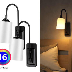 Draadloze Muurlamp Met Warm Wit En Kleuren