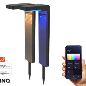 2-PACK FlinQ Slimme Solar Outdoor Lamp