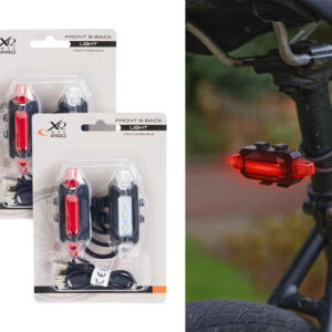 2-Delige Fietslampenset USB Oplaadbaar