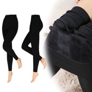 Dames Fleece Lounge Legging Maat S/M