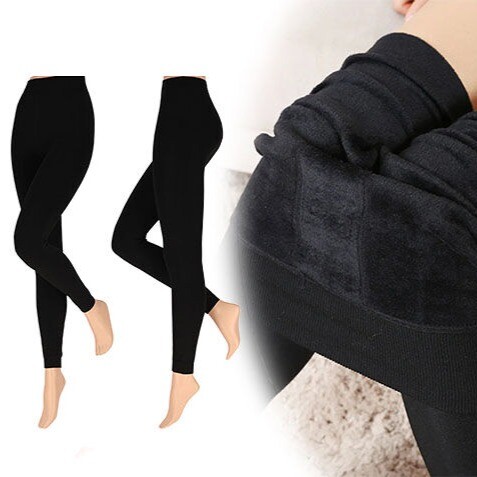 Dames Fleece Lounge Legging Maat S/M