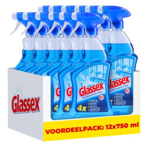 12-Pack Glassex Schoonmaakspray