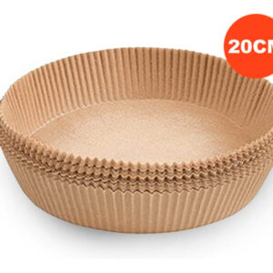 Heteluchtfriteuse Wegwerpbakjes 50 Stuks - 16cm - Geschikt Voor AirFryer Wegwerpbakjes - Bakpapier