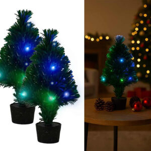 Kerstboom Fiber Optic Verlicht 45cm