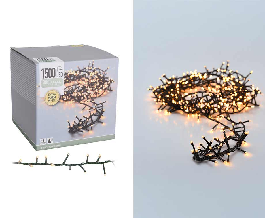 Lichtslinger 20 Meter 1500 LED Extra Warm Wit
