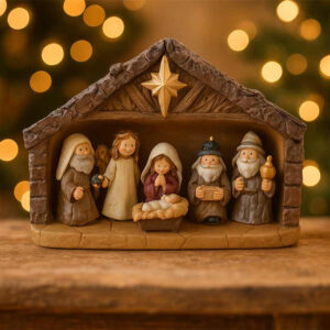 7-Delige Kerststal Figuren Set