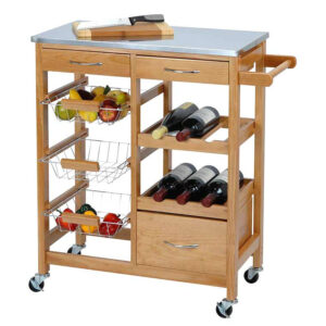 Keukentrolley Met RVS Werkblad