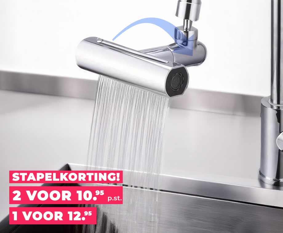 3-In-1 Multifunctioneel Kraan Opzetstuk