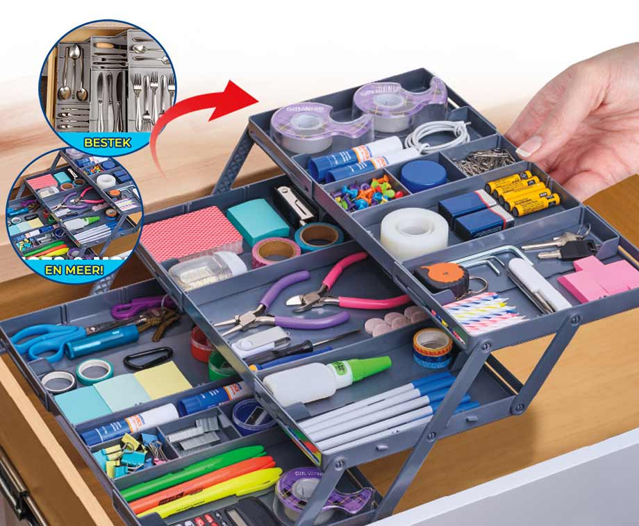 Lade Organizer met Verdelers