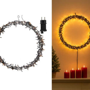 Kerstkrans Ring Met LED Verlichting