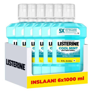 6-Pack Listerine Mondwater Cool Mint XXL