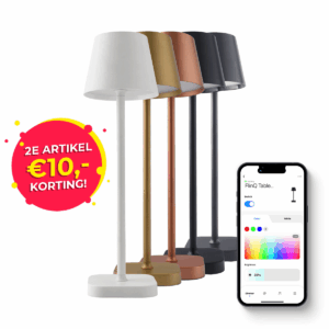 FlinQ Smart Draadloze LED Tafellamp