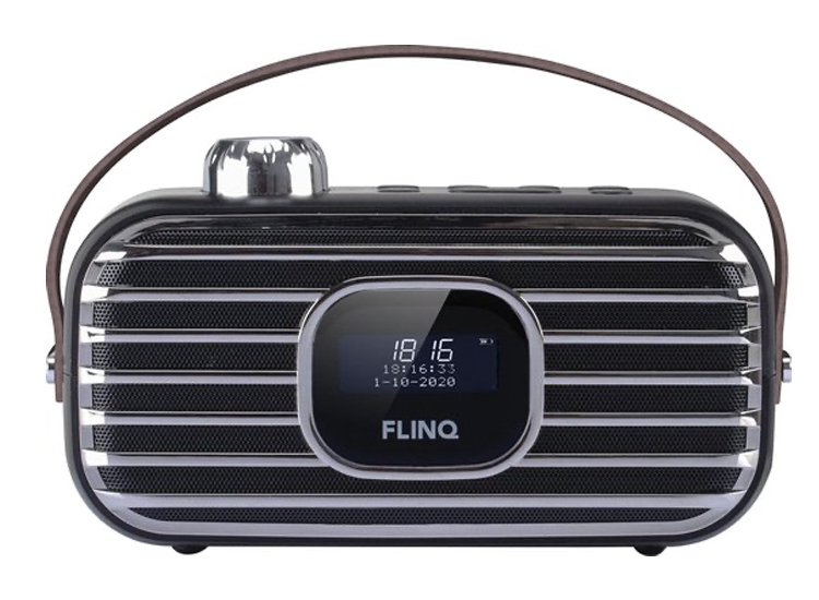 FlinQ DAB+ Radio - Draadloze Speaker - 80 stations - DAB+ Ruisvrij - Bluetooth