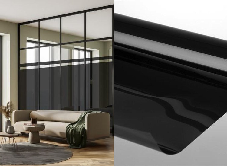 Zonwerendfolie Raamfolie Zwart Extreem