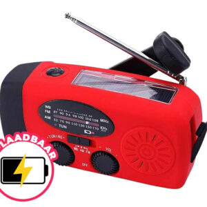 AM/FM Noodradio Oplaadbaar Zonder Stopcontact