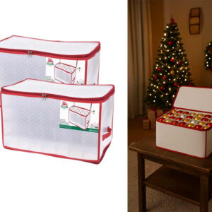 Kerstballen Opbergtas 112 Vakken