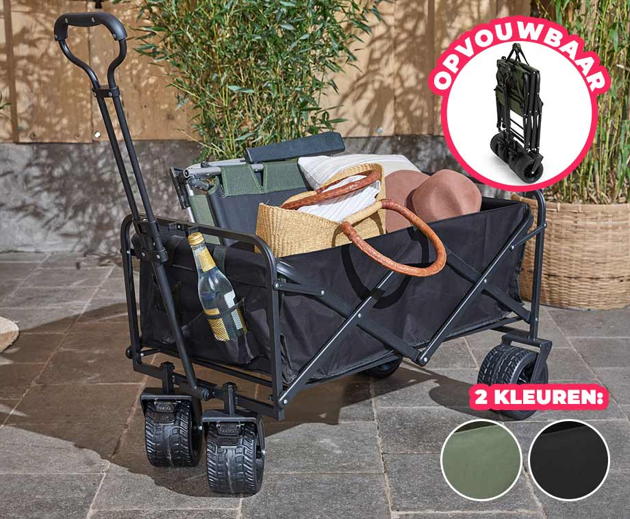 Opvouwbare Bolderkar Premium